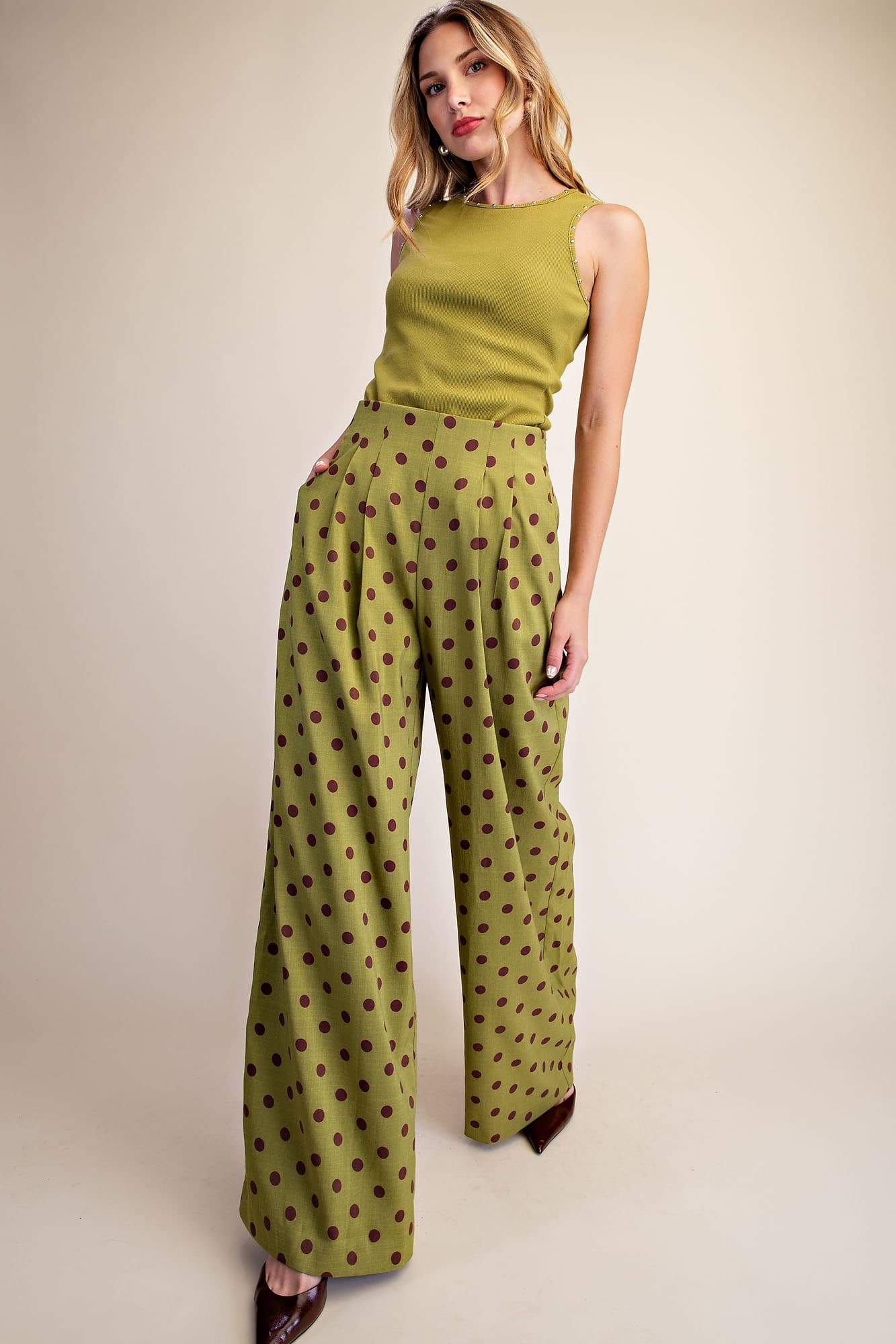 P9278 - OLIVE/BURGUNDY
